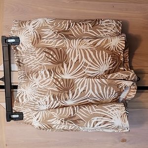 Time and Tru Beach Short Relaxed Fit Tropical Palm Leaves NWT Sz 20